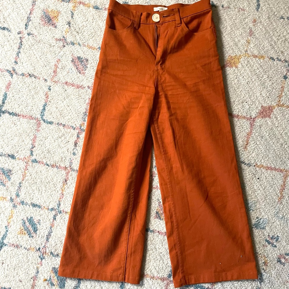 Whimsy + Row Flora pant in Rust - size 28 *barely worn* - Picture 2 of 5